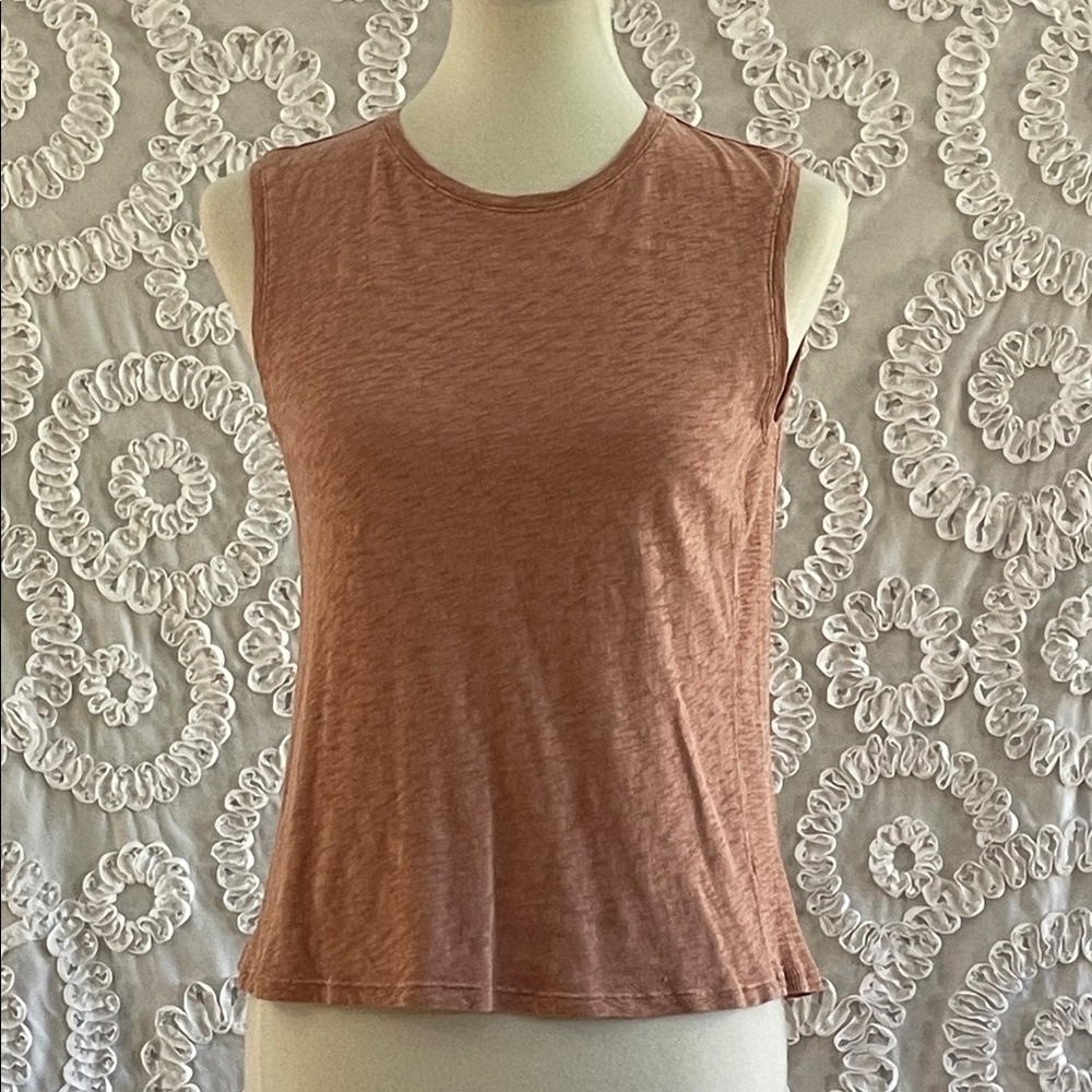 Women's Sleeveless Tank Top in Brown